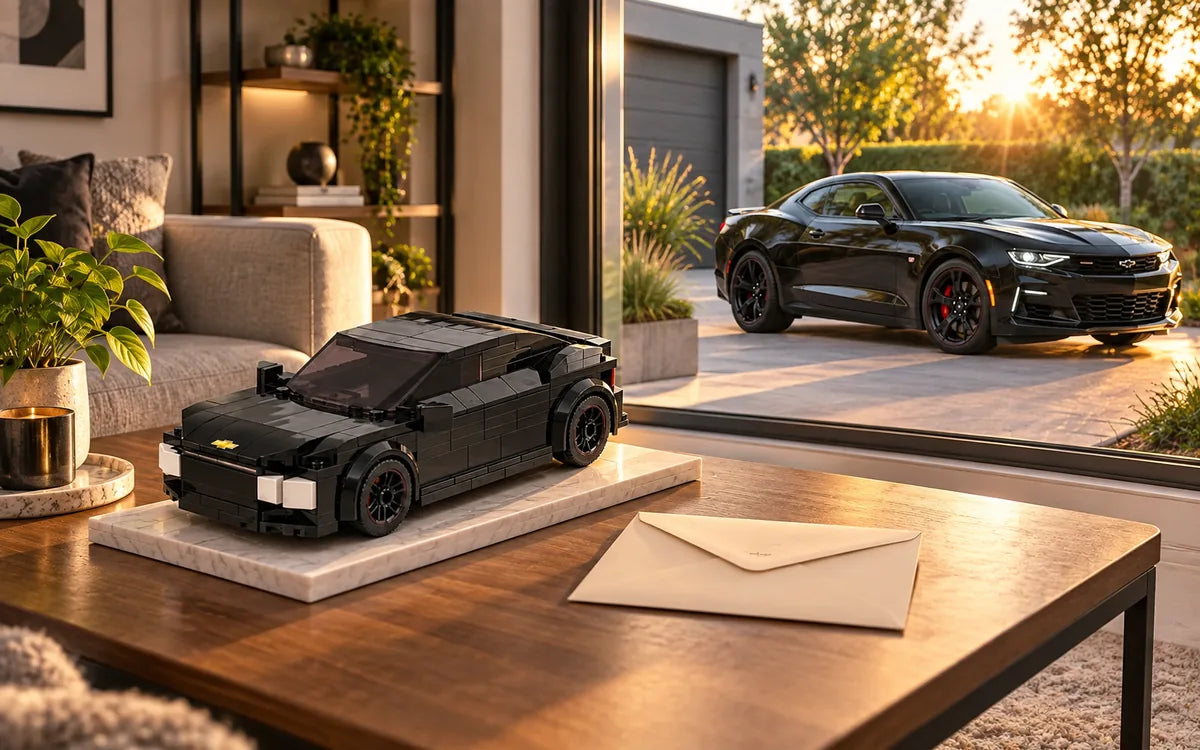 A surprise personalized car gift for a boyfriend