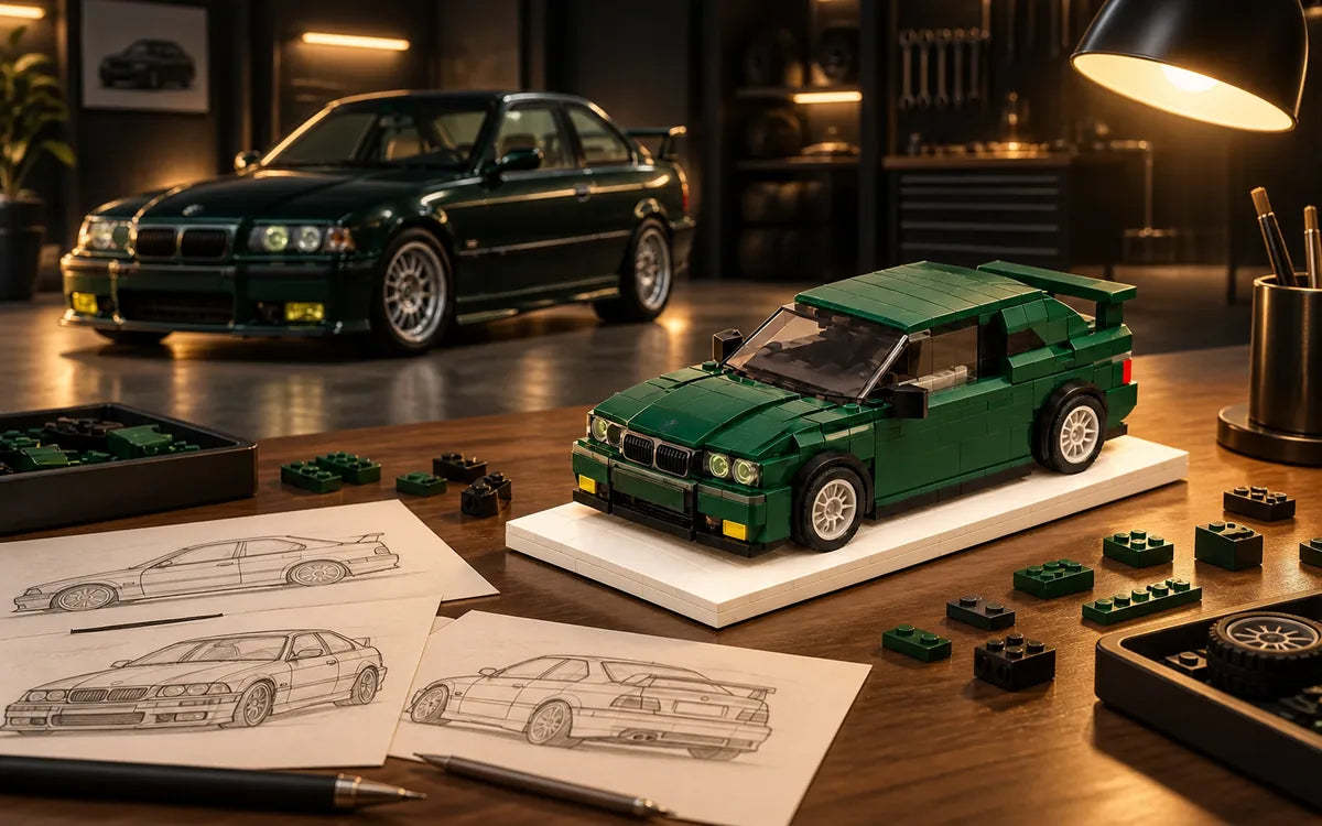 Dream car build represented as a custom model